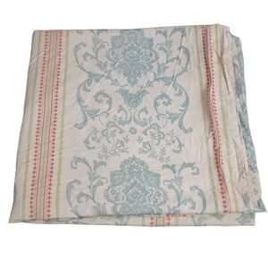 1891 by Sferra St. Tropez Cotton Duvet Cover Damask Floral Striped Queen